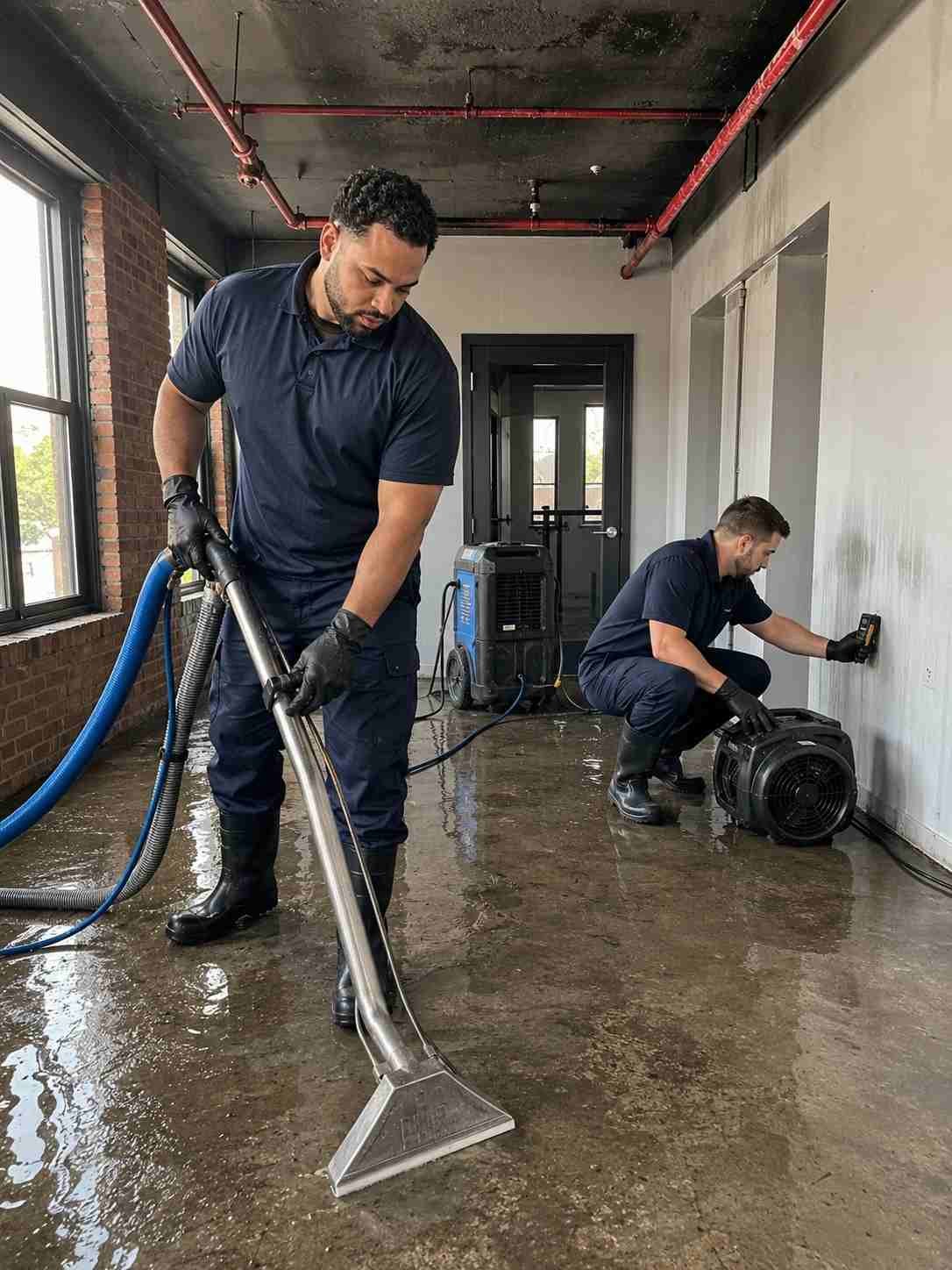 Immediate Actions After Firefighting Water